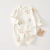 Ropa sin huesos para bebé recién nacido, primavera y otoño, algodón puro, ropa de monje para recién nacidos, ropa de escalada para niños y niñas, ropa de bebé para primavera y otoño.
