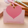 Tarjeta de felicitación universal con forma de corazón creativa coreana transfronteriza Tarjeta de mensaje de agradecimiento y bendición Tienda de flores para festivales y cumpleaños Flores frescas Regalos pequeños