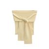 Design Feminino Americano Sexy Sexy Justo ao Corpo Envolto no Peito com Tiras no Peito e Tops de Tricô com Coletes por Dentro