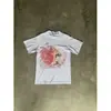 Moletom Y2K retrô americano com estampa de lua e figura, gola redonda, estilo high-street desgastado, manga raglan, top casual de nicho