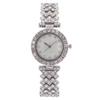Spot Watch Internet Celebrity Cross-border TikTok Explosões Simple Digital Small Dial Women's Diamond Pulseira de Quartzo Watch para estudantes