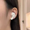Nuevos Auriculares Bluetooth Universales con Pinzas de Mariposa de Circonita al por Mayor, Accesorios de Oreja Brillantes de Moda de Lujo