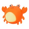 Pelota de agua con forma de cangrejo, material de silicona, un juguete divertido para aliviar el aburrimiento, adecuado para piscinas y la hora del baño, diseñado para niños, directamente de la fábrica de origen