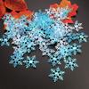Decoración navideña transfronteriza, copos de nieve, fiesta de bodas, tirando trozos de papel, bricolaje, copos de nieve falsos, fabricantes de accesorios navideños