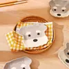 Plato Lindo de Dibujos Animados con Dos Compartimentos para Uso Doméstico, Vajilla de Cerámica de Alto Valor, Plato para Comida, Plato para Salsa para Dipear, Plato para Snacks, Plato para Frutas, Bol para Arroz
