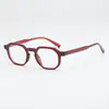 Nuevas gafas planas poligonales con montura negra, montura ligera y flexible para un uso cómodo, protección ocular de alta definición, un artículo imprescindible para estudiantes