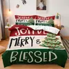 Temu Juego de Cama Navideño de Tres Piezas Enano Navideño Anciano Decoración del Hogar Juego de Cama de Tres Piezas Se Puede Enviar Jit