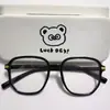 Gafas Retro con Estampado de Leopardo Anti-Luz Azul para Mujer con Miopía Prescrita Gafas Profesionales Sin Maquillaje para Caras Grandes y Aspecto Adelgazante Monturas de Ojos