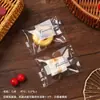 Bolsas de Embalaje para Pasteles de Copo de Nieve Inglés Geométrico, Bolsas Individuales de Grado Alimenticio para Galletas, Envasado Especial para Horneados Sellado a Máquina Dátiles de Leche
