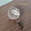 Tela de Filtro de Aço Inoxidável Dreno de Chá Tela de Dupla Camada Bico de Pato Tela Dreno de Chá Tela de Filtro Binaural Dreno de Chá Conjunto de Chá Kung Fu Acessórios para Cerimônia do Chá
