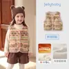 Chaleco Jelly Baby para Niñas Invierno Nuevo Estilo Cálido Niña Pequeña Polar Ropa de Bebé Peluche Infantil