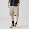 Pantalones Cortos de Verano para Hombre Apo Men's Wear Transfronterizos para Uso Exterior, Pantalones de Cinco Puntos Rectos Simples y Versátiles de Estilo Business Casual