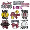 Parches Grandes Termoadhesivos para Equipos Deportivos, Tigre Kc, Perro Feroz, Equipos de la NFL, Fútbol Americano, Béisbol, Parches Termoadhesivos para Mamá