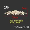 Talla en Madera Dongyang Madera Maciza Estilo Europeo Adorno Talla en Madera Estilo Francés Panel Floral Mueble Puerta de Gabinete Tira Larga Moldura de Puerta Panel Floral Largo
