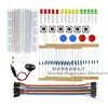 Kit de Componentes para Placa de Desenvolvimento UNO R3 com LEDs, Protoboard de 400 Furos, Botões e Resistores