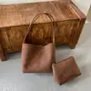 Bolsa Saco Shuai Mijia 2026 Nova Tendência, Bolsa de Ombro Elegante e Simples com Padrão Trançado, Bolsa de Ombro Retrô de Nicho