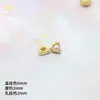 Ouro Mate 18K Cobre Envolvido Areias Douradas Triângulo Retrô Grande Furo Contas Método Antigo Dourado Fio DIY Colar Pulseira Contas Contas Soltas