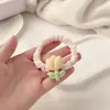Diadema de Goma con Conejito Lindo de Dibujos Animados, Coleta de Pelo, Cuerda para el Cabello, No Daña el Cabello, Diadema Elástica, Accesorios para el Cabello