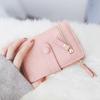 2024 Nova carteira feminina boneca de pera estilo coreano porta-moedas dobrável multifuncional clutch bolsa com zíper transfronteiriça