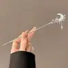Pinza para el Cabello con Borla Estrella Suave, Herramienta Sencilla de Plata para Peinar el Cabello, Nuevo Accesorio de Qipao Estilo Chino, Accesorio para el Cabello Atmosférico Estilo Antiguo