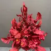 Arreglos Florales para Bodas, Arreglos Florales Estilo Bosque, Flores Colgantes de Hierba de Espárrago, Flores Guía de Camino de Flores Artificiales, Arreglos Florales de Fondo para Decoración de Salón de Bodas