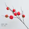 Shangjin 2026 Ano Novo Série Vermelha Floricultura de Antúrio Vermelho Artificial e Orquídea Phalaenopsis Buquês Artesanais com Materiais Florais Atacado