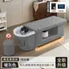 Cama de Lavado de Cabello para Barberías de Exportación Transfronteriza, Cama Integrada de Terapia Capilar con Circulación de Agua, Vapor, Masaje de Belleza y Calentador de Agua