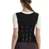 C Novo Colete Respirável com Alças Cruzadas, Suporte para o Busto, Cintura Marcada, Suporte nas Costas, Modelador Corporal para Fitness, Protetor de Cintura, Faixa para Apertar o Abdômen, Fivela Fina, Peça Modeladora