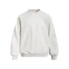 Moletom Redondo Patchwork Masculino Primavera e Outono Solto Simples Cor Sólida Pulôver Casual Roupa Esportiva Versátil Vibes Marca Tendência