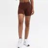 Novo Modelo 5513 Shorts Esportivos de Yoga de Cintura Três Seções, Cintura Baixa, Levanta Bumbum, Alta Elasticidade, Shorts de Yoga Três Quartos Fitness para Mulheres
