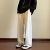 Pantalones casuales rectos para hombre en stock, nuevos pantalones deportivos de color liso de moda para exteriores de otoño para hombre