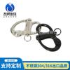 Acero inoxidable Gancho de resorte negro cabeza de cadena de perro gancho de cabeza única gancho de cabeza doble varios colores plástico pulverizado