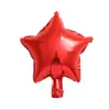 Globo de aluminio de estrella de cinco puntas de 5 pulgadas con corazón de amor, tablero de luz flotante en el cielo, decoración para fiesta de cumpleaños, globo para decoración de pastel