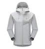 Chaqueta Cortavientos Soft Shell para Pareja Ropa de Montañismo Ligera Cómoda para Viajes Ocio al Aire Libre Unisex Se Puede Estampar Texto Logo