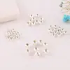 Cobre Chapado en Oro de 18 Quilates Cuentas Sueltas Cuentas Redondas Método Antiguo Oro Arena de 14 Quilates Cuentas de Oro Pequeñas Accesorios para Manualidades con Cuentas Cuentas Espaciadoras para Pulseras Collares