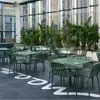 Mesas y Sillas Exteriores de Patio Casuales, Mesas y Taburetes para Cafetería de Tienda de Té de Leche, Juego de Mesa y Sillas Exteriores de Balcón Coloridas de Hierro