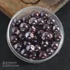 Accesorios para joyería DIY, cuentas redondas de cerámica electrochapada de 8 mm, accesorios para pulseras que no se decoloran, cuentas sueltas, materiales para pulseras, transfronterizo