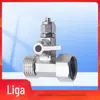 Acessórios Universais para Purificador de Água Válvula de Esfera de Três Vias de Entrada de 1/4 de Polegada 3/8 de Polegada Liga de Latão Válvula Angular de 4 para 2 Corte Único de 1/2 Polegada