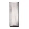 Jarrón de Vidrio de Sodio-Calcio Personalizado Transfronterizo, Frasco de Vidrio para Almacenamiento, Decoración de Sala de Estar de Estilo Recto de Lujo Ligero, Jarrón para Flores Cultivadas en Agua