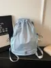 Mochila deportiva, bolsa con cordón, separación de húmedos y secos, impermeable, gran capacidad, almacenamiento para viajes, bolsa para fitness al aire libre