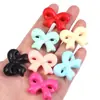 Color Sólido Acrílico Chapado AB Qq Corbata de Moño Cuentas Sueltas DIY Cadena para Teléfono Móvil Accesorios para el Cabello Colgante para Bolso Accesorios de Joyería