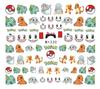 Desenho Animado Nova Marca d'Água Adesivos Nail Art E-commerce Transfronteiriço Nail Art Marca d'Água Desenho Animado Menina Bonita Fofos Adesivos Nail Art