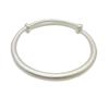 Estilo Étnico Herança de Método Antigo Push-pull Simples Pulseira Banhada a Prata Feminina Estilo Retrô Moda Pulseira Fosca Ajustável Atacado