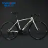 Bicicleta de Corrida de Estrada Marca Shanghai 700C com Freios a Disco de Velocidade Variável para Estudantes Homens e Mulheres com Guidão Curvo Aerodinâmico Metabo