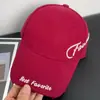 Gorra de Béisbol Bordada con Letra Lateral Estilo Retro Americano para Mujer, Versión Coreana con Visera Dura de Ala Ancha, Gorra de Béisbol Versátil de Moda para Hombre
