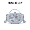 Novo Modelo de Comércio Exterior Bolsa Bordada Estilo Chinês Bolsa para Câmera 2026 Verão Bolsa de Ombro Simples para Mulheres Bolsa Caixa Transversal