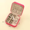 Caja de Joyería Cuadrada de Moda Caja para Anillos Caja Portátil Mini para Almacenamiento de Pulseras Collares Pendientes Caja de Joyería Exquisita Venta al por Mayor