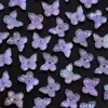 Acessórios de Borboleta de Vidro Contas Soltas Contas Coloridas Transparentes Bijuterias Fita de Cabeça DIY Corrente para Celular Acessórios de Cabelo Materiais Artesanais