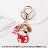 Aleación Lindo Gato de la Suerte Colgante DIY Cultural Creativo Souvenir Llavero Pyssla Adorno Colgante Fabricante Venta al por Mayor