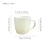 Porcelana Branca Caneca Off-White Café Cerâmica Doméstico Café da Manhã Xícara de Leite Xícara de Café
